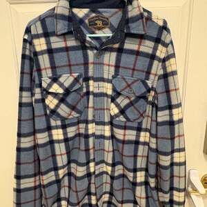 Freedom Foundry Plaid Fleece Button-Up Shirt